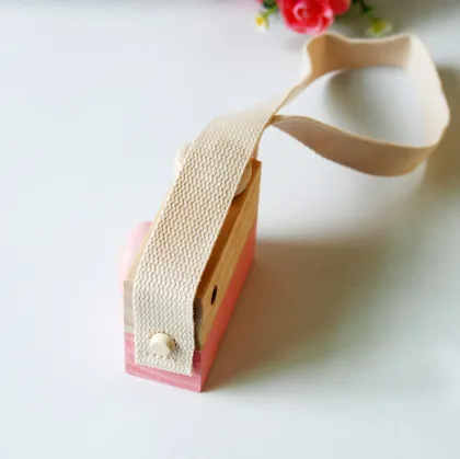 Wooden Camera Toy Cute Photo Props