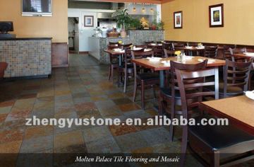 Dining Room Culture Rusty Flooring Slate tile