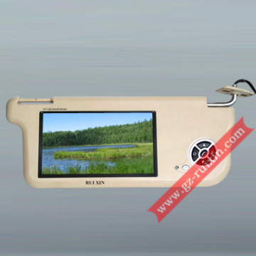 sun visor LCD monitor,sun visor DVD ,sun visor Car LCD monitor