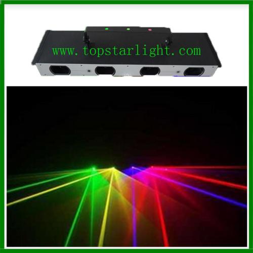 Sistema Guangzhou Laser luz quatro cabeças Rgby Laser Show