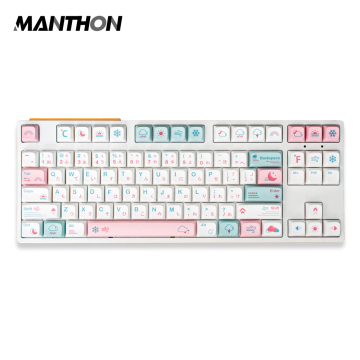 132 Keys Theme Weather Theme PBT Dye Sub Keycaps cho Cherry MX Switch