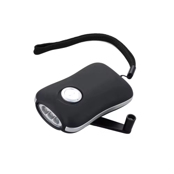 7-Color Manual Portable Storage Crank Dynamo Mini LED Torch Flashlight for Emergency