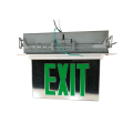 Recessed Aluminum edge-lit Exit Sign