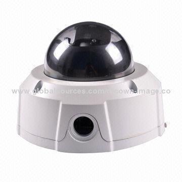 IP Dome Camera with Waterproof, Vandal-proof, IR 1.3-megapixel Hisilicon 3516