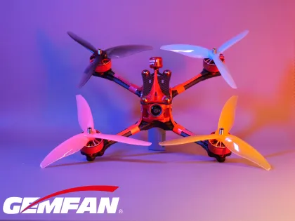GEMFAN 5 Inch 5129 YUKI PC 3 Blade Propeller for 2024 FAI World Drone Racing Championship