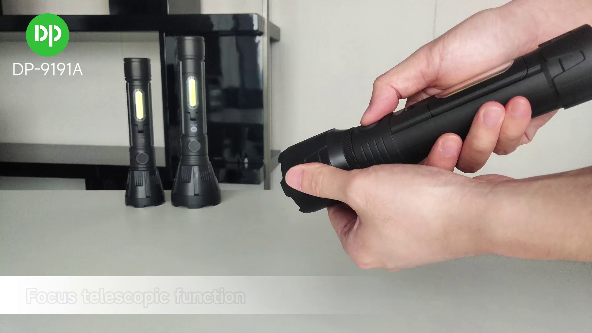 Super Bright Solar Charging Rechargeable Tactical Flashlight Torch