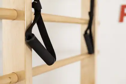 Two-Way Ladder Sliding Wood Pilates Reformers: Equipment for Pilates Studio and Reformer Classes