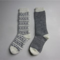 Chaussettes en tricot acrylique à points