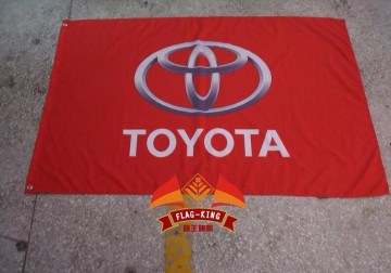 TOYOTA car racing team flag TOYOTA car club banner 90*150CM 100% polyster