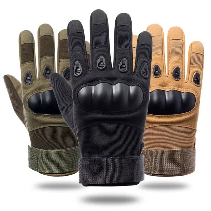 Men's Outdoor Tactical Full Finger Sports Shooting Hunting Workout Military Motorcycle Cycling Gloves