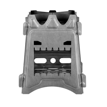 Dongguan Factory's Compact and Portable Titanium Camping Wood Kompor untuk kegunaan pelbagai bahan bakar