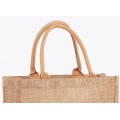 Logo personalizat Blank Jute Tote Bag