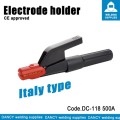 Porta electrodo 500A soldadura cable Code.DC-118