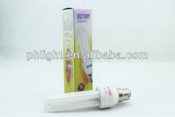 B22 220V 12mm 14w 2U energy saver bulb in stcok