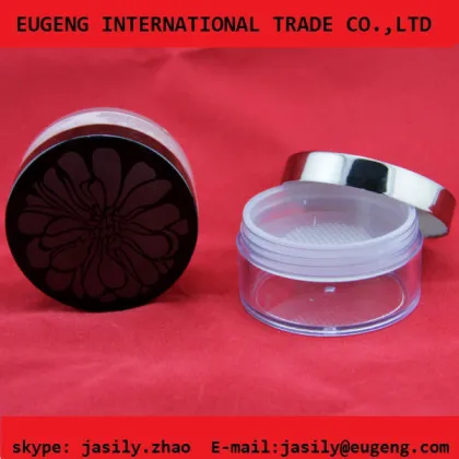 2015 new style loose powder case for make up