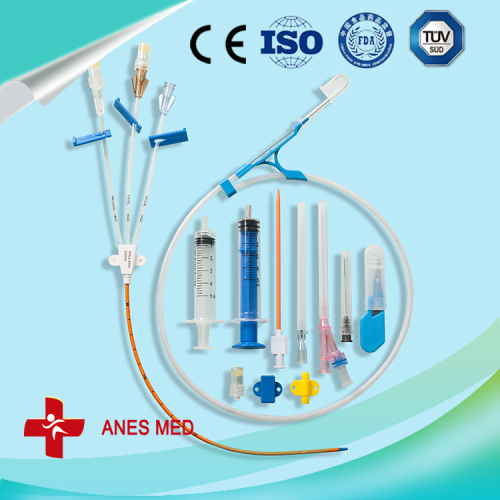 Bộ catheter tĩnh mạch trung tâm kháng khuẩn Triple Lumen