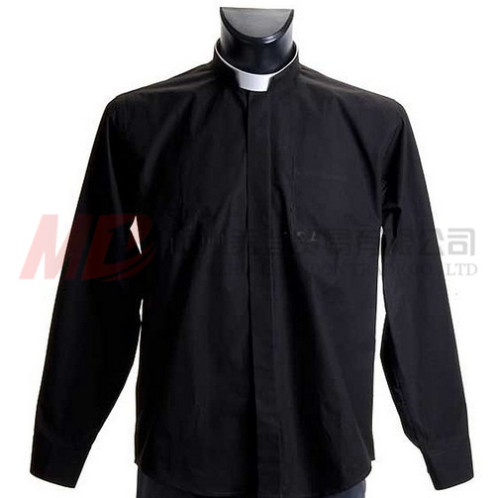 Black Clergy Shirt