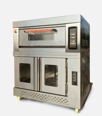 Basic Customization 2 Deck 4 Trays Gas Baking Oven Deck Oven Baking Machine Commercial Bakery Equipment Pizza Oven Bread Oven