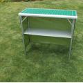Mesa de bar externa dobrável para fácil portabilidade