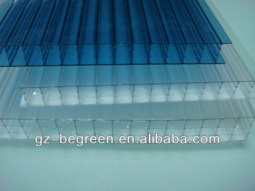 industrial pc polycarbonate multi-wall hollow sheet panel with recycled plastic