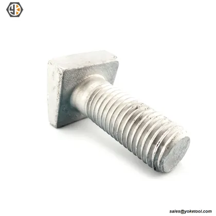 Wedge-shaped head askew head bolts 3/4"