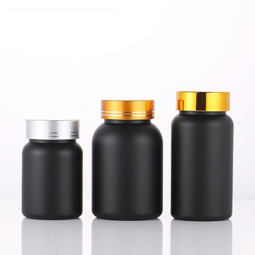 Wholesale Healthcare Black Medicine Bottles - 80ml to 150ml with Black Lids
