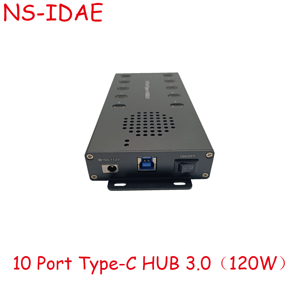 10 puertos USB 3.0 Hub Cargador