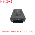 10 Port USB 3,0 Hub