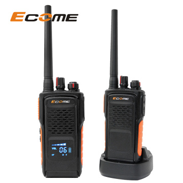 5 กม. UHF VHF สองวง Walkie Talkie Handheld สอง Way Radio Ecome Et980