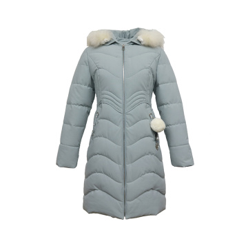 Ladies' winter coat with hood