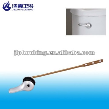 Tank flush handle for toilet