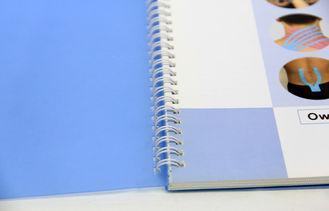 CMYK a4 spiral notebook Art Paper , Cardboard / offset prin