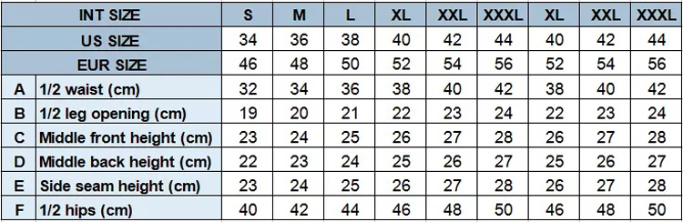 Men boxer-size selection