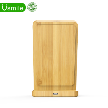 Bamboo Wood Wholesale Fast Charging Tablet Dock Station