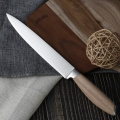 8 INCH SLICING KNIFE WITH PAKKA WOOD HANDLE