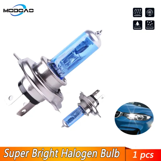 Super White Halogen Bulb H1 H3 H4 H7 H8 H11 9005 HB3 12V 55W 5000K Quartz Glass Car Headlight Lamp Z50