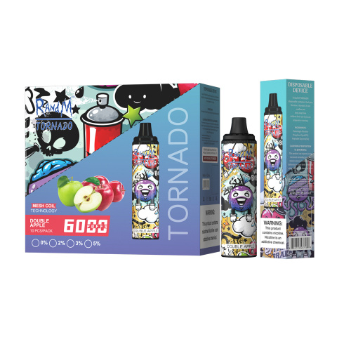 6000 PUFFS Disposable Vape Randm Tornado