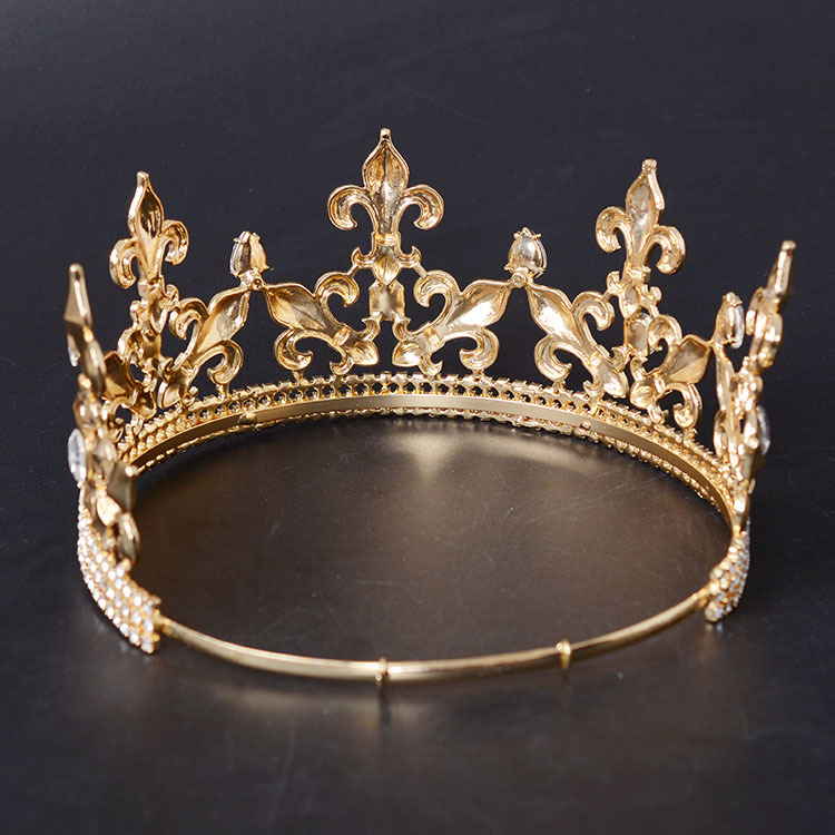 ذهبية معدنية زهرة-دي-لوت مسابقة ملكة جمال Tiaras