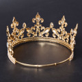 Gold Metal Flower-de-Luce Pageant Tiaras