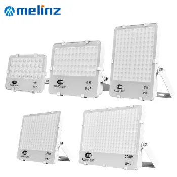 MELINZ High Power Waterproof IP67 Adjustable LED Flood Light