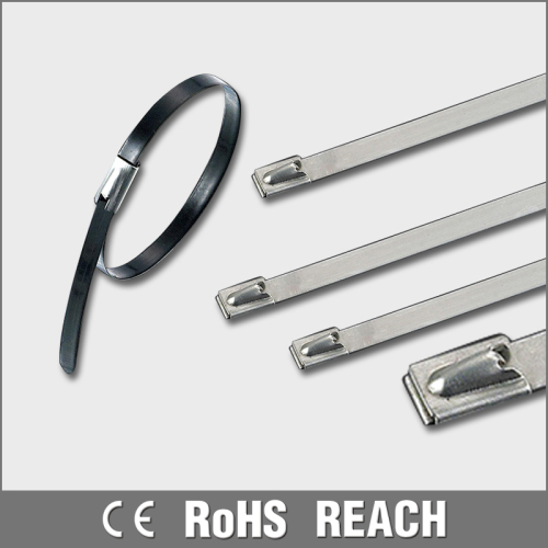 PVC Coated Ss304 Self-Locking Ball Type Cable Tie