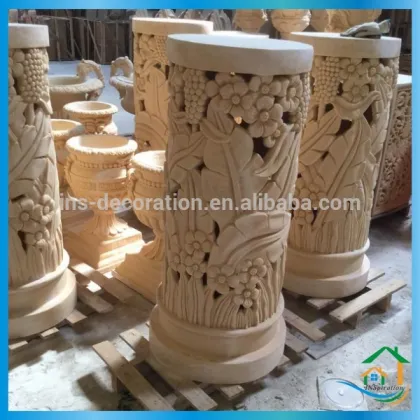 Imitation stone granite vase