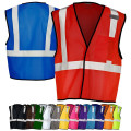 High safety vest reflective worker jacket