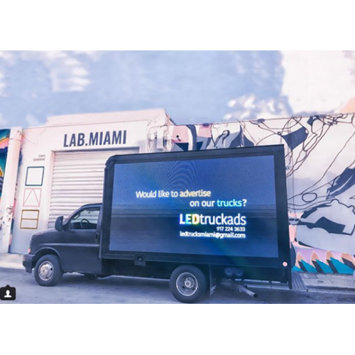 High Brightness Mobile LED Screen Trailer Advertise Display