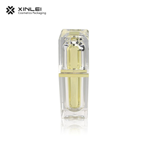 30ml 검은 황금 사각형 아크릴 화장품 병