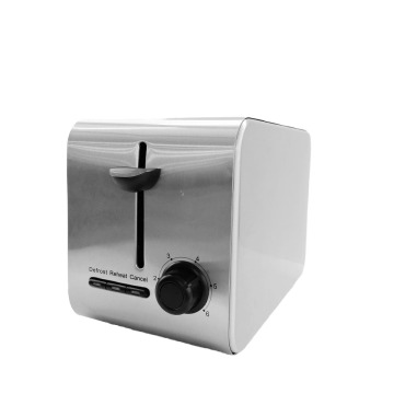 Automatic 2-Slice Stainless Steel Bread Toaster