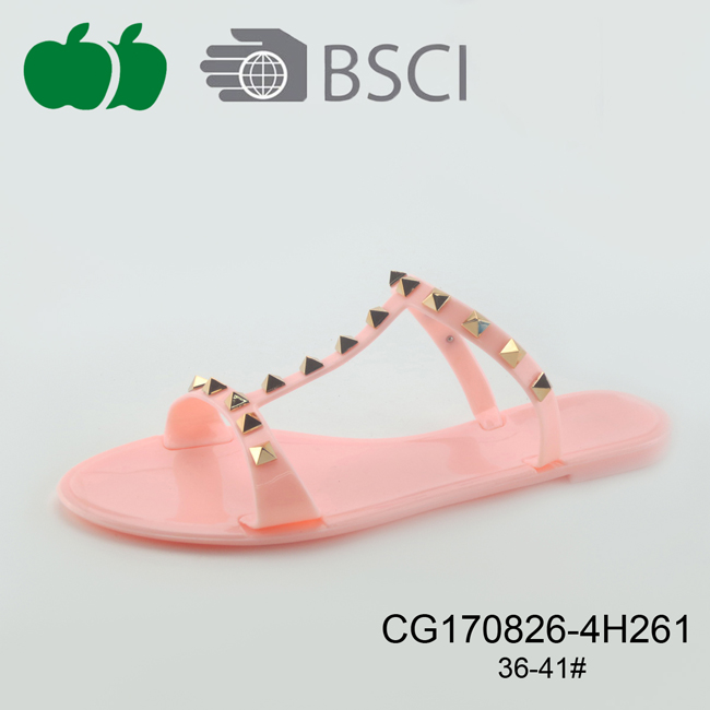 new style pvc lady slipper