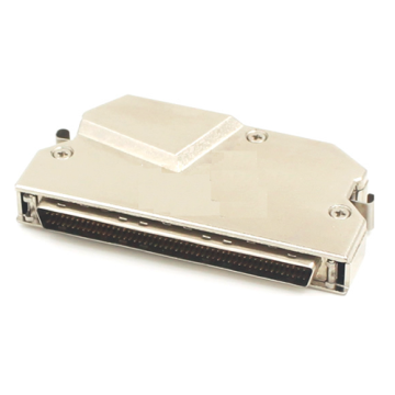 1.27mm Series Shielded Backshell Kit 100P Angled Exit
