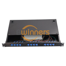 Fiber Optic Patch Panel 12 Port 1U 19 Inch Rack-Mount