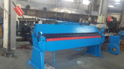 manual plate sheet bending folding machine